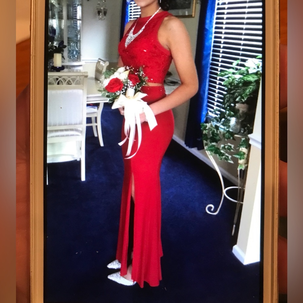 Two Piece Prom Gown - Size 1